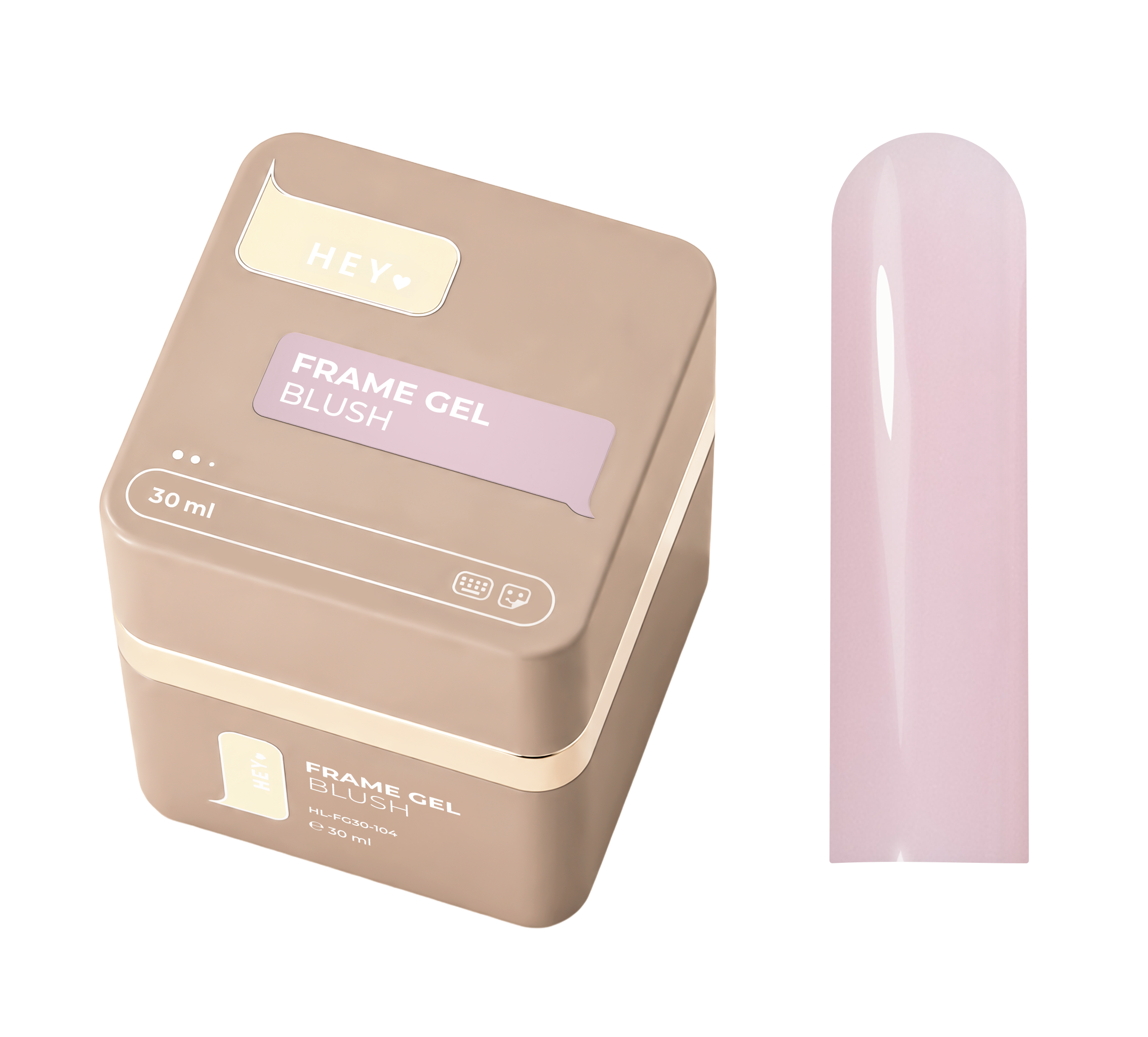 HEYLOVE Frame Builder Gel with Pump – Blush