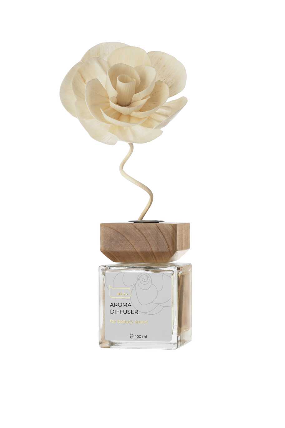 HeyLove Aroma Diffuser - Gold, 100 ml