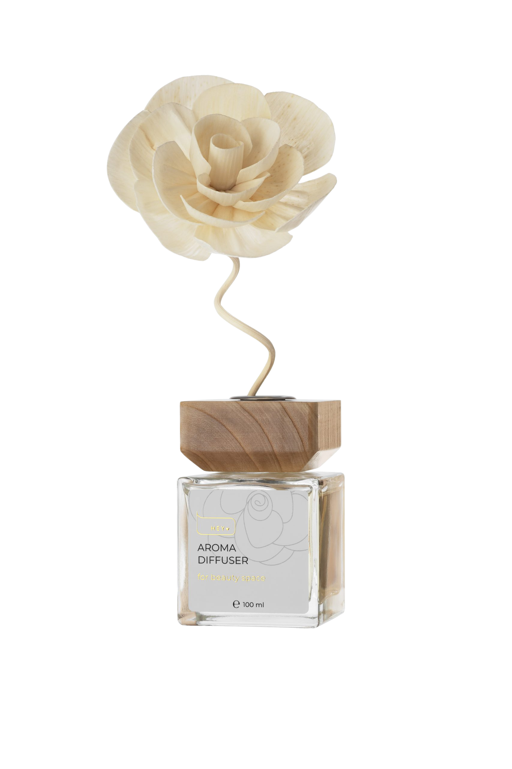 HeyLove Aroma Diffuser - Gold, 100 ml