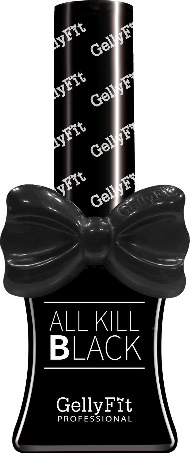 Gellyfit Gel Polish - All Kill BLACK