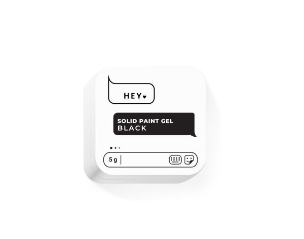 HeyLove Solid Paint Gel - Black