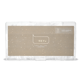 НeyLove Gel Tips - Coffin Medium, 500 stk