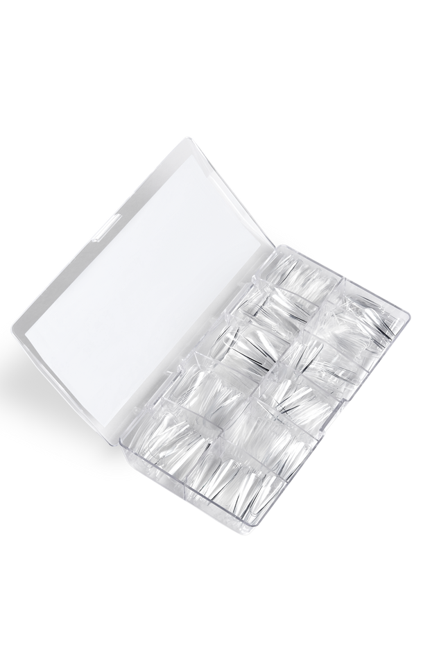 НeyLove Gel Tips - Coffin Long, 500 stk