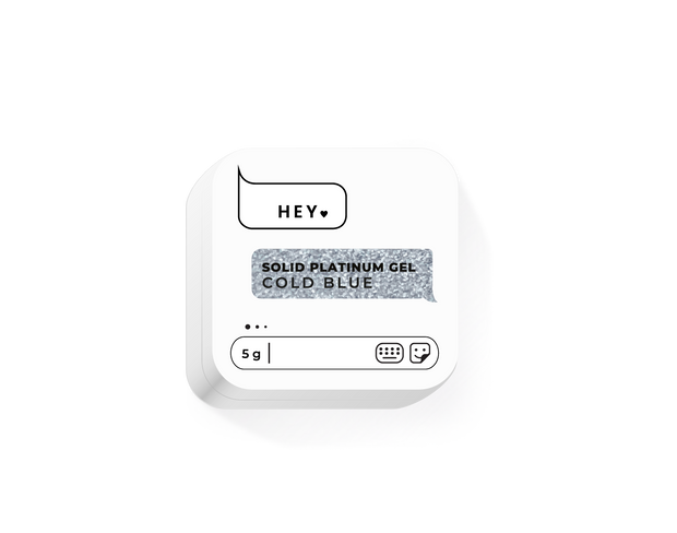 HeyLove Solid Platinum Gel - Cold Blue
