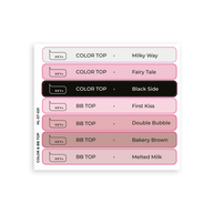 HeyLove Tips stickers - Color & BB Top Coat