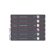 HeyLove Tips Stickers - Flash Fish