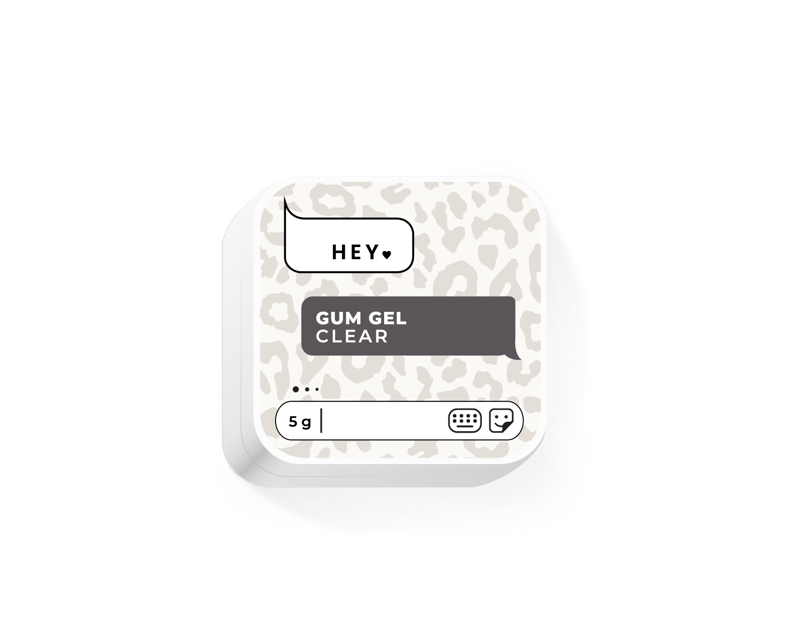 HeyLove Gum Gel - Clear, 3D Gel