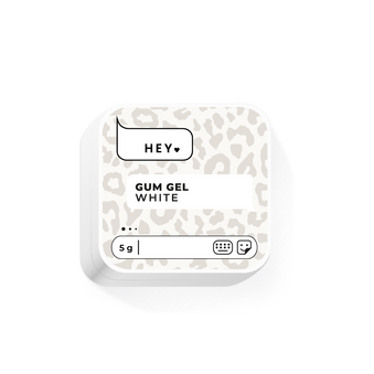 HeyLove Gum Gel - White, 3D Gel