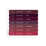 HeyLove Tips stickers - Ristretto-Rhubarb, Gel Polish