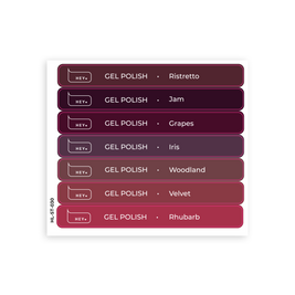 HeyLove Tips stickers - Ristretto-Rhubarb, Gel Polish