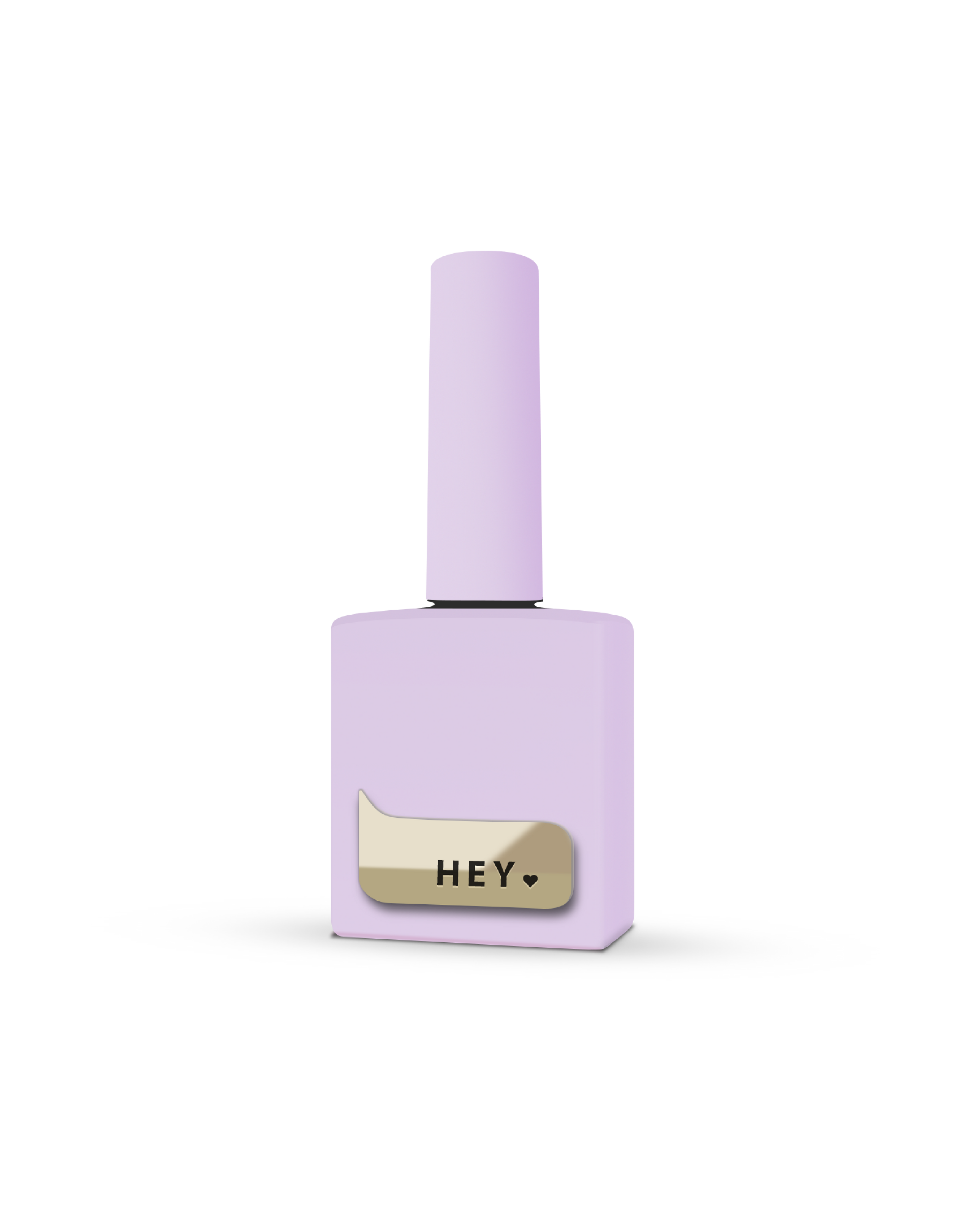 HeyLove Gel Polish - Gray Lilac, 15 ml