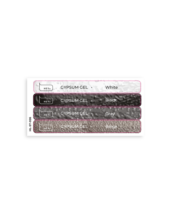 HeyLove Tips stickers - Gypsum Gel
