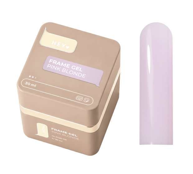 HEYLOVE Frame Builder Gel with Pump – Pink Blonde