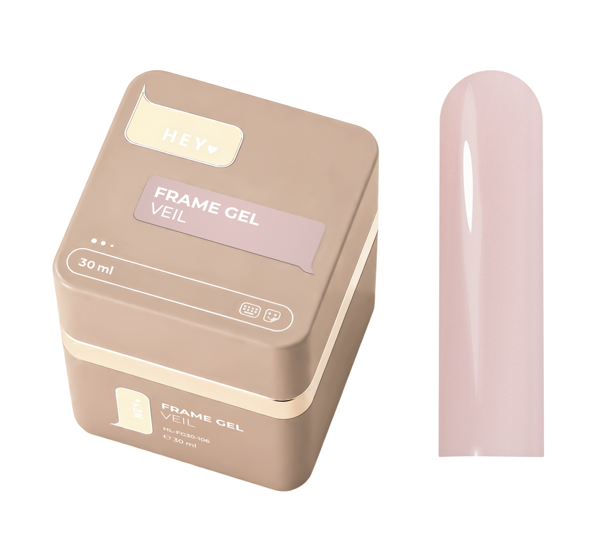 HEYLOVE Frame Builder Gel with Pump – Veil