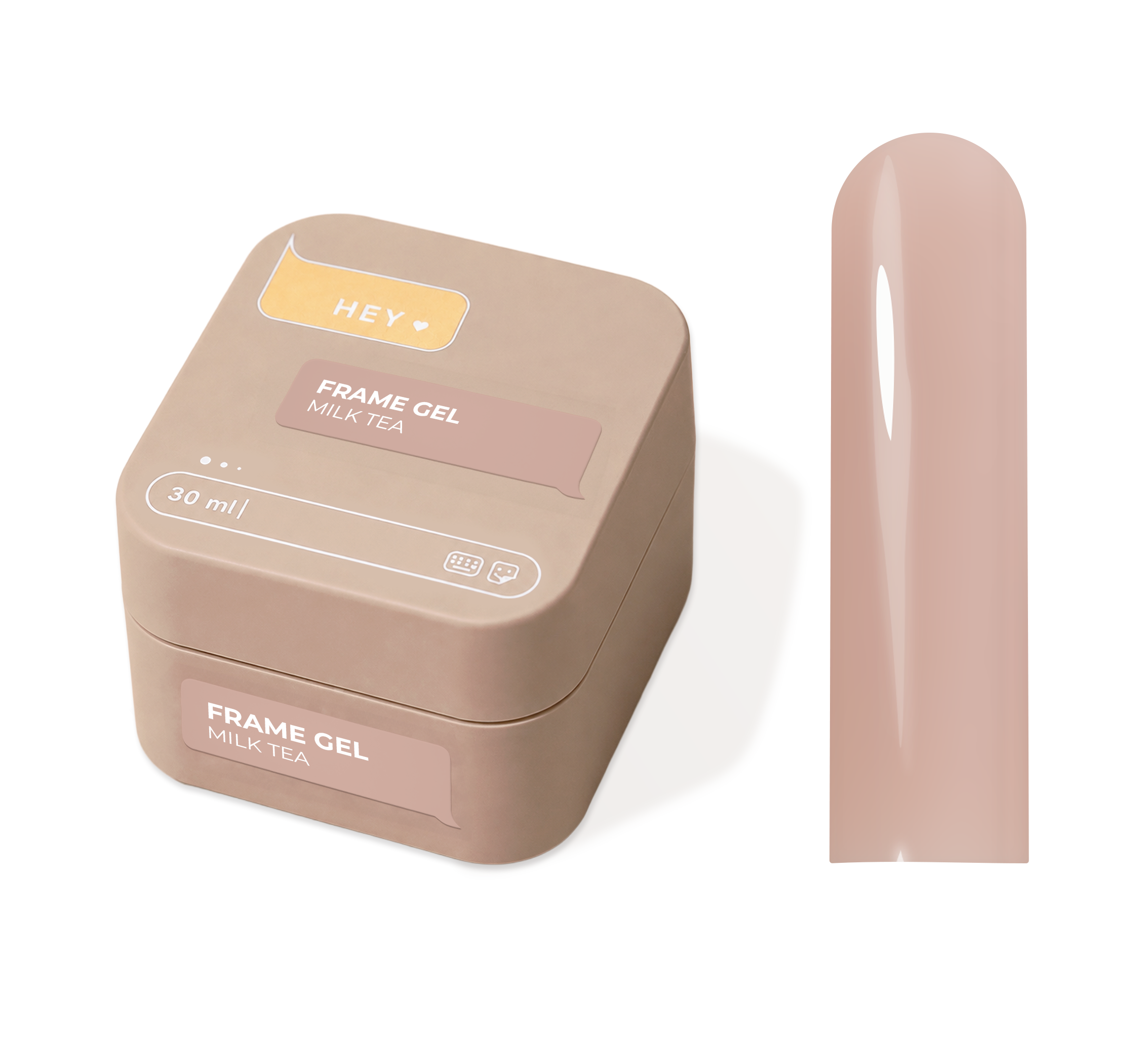 HEYLOVE Frame Builder Gel – Milk Tea
