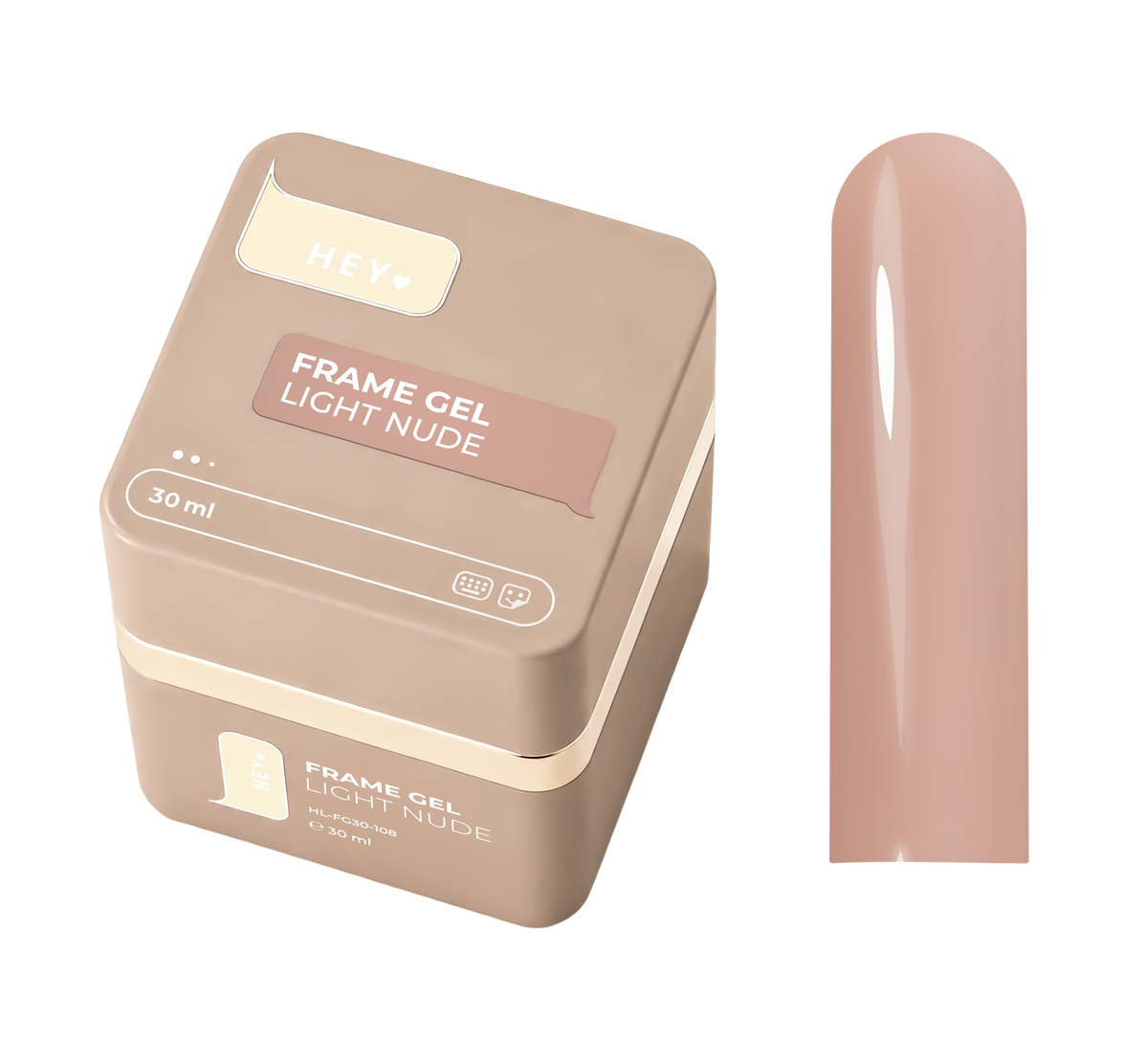 HEYLOVE Frame Builder Gel with Pump – Light Nude