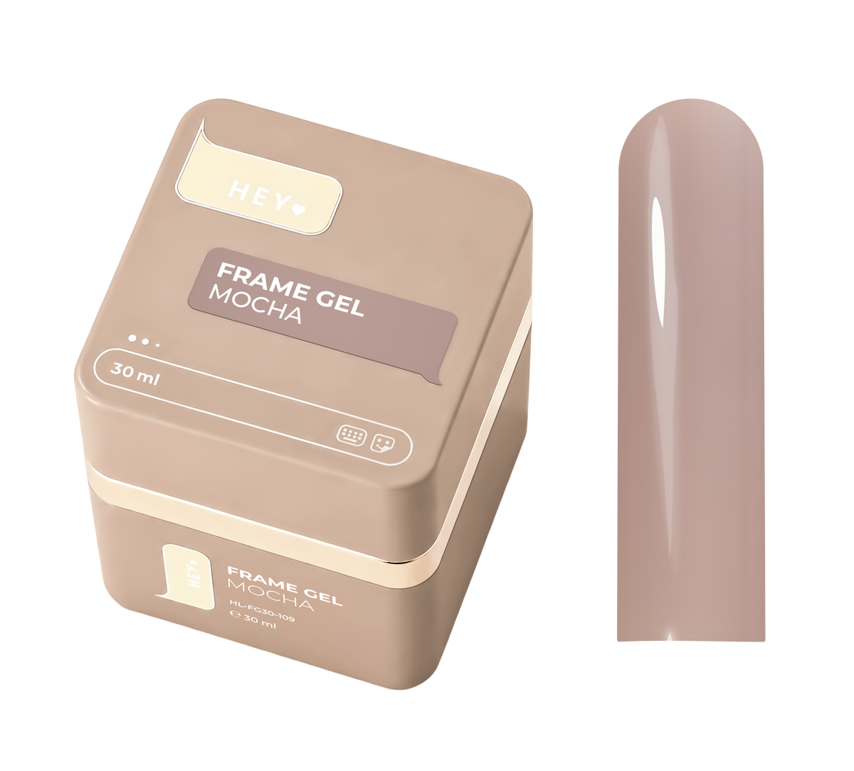 HEYLOVE Frame Builder Gel with Pump – Mocha