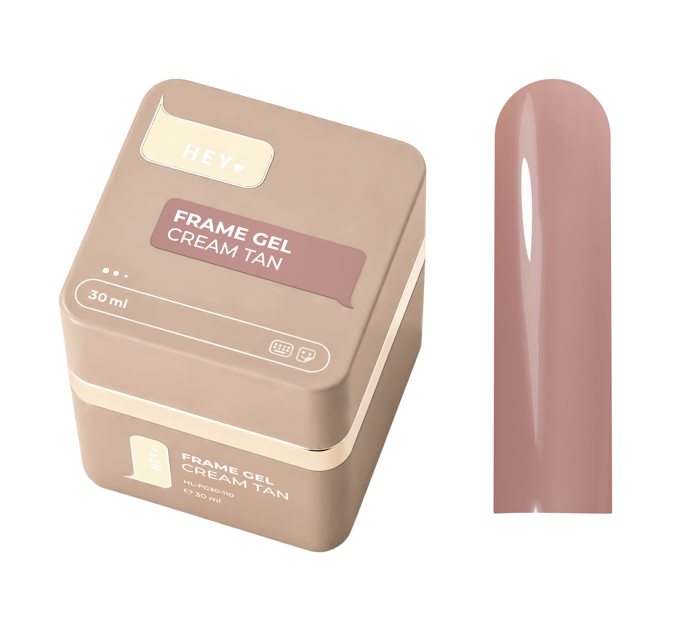 HEYLOVE Frame Builder Gel with Pump – Cream Tan