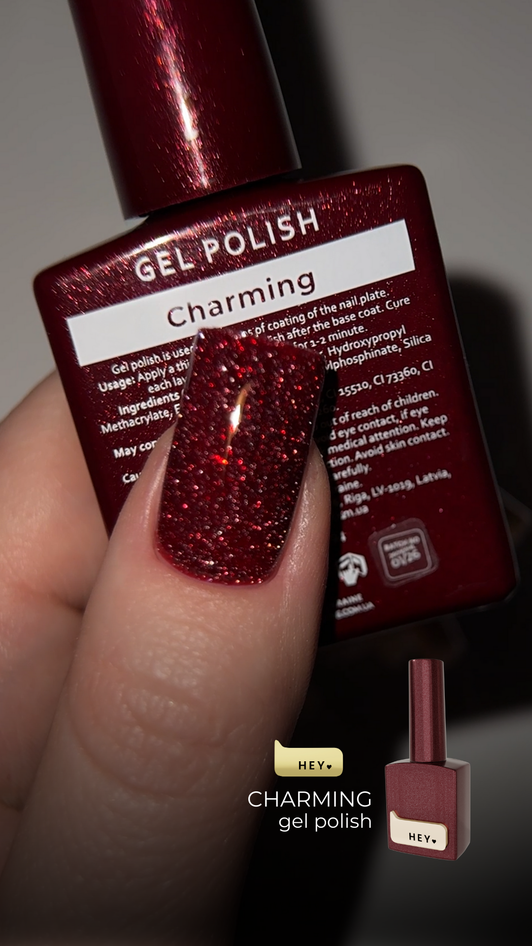 HeyLove Reflective Gel Polish – CHARMING