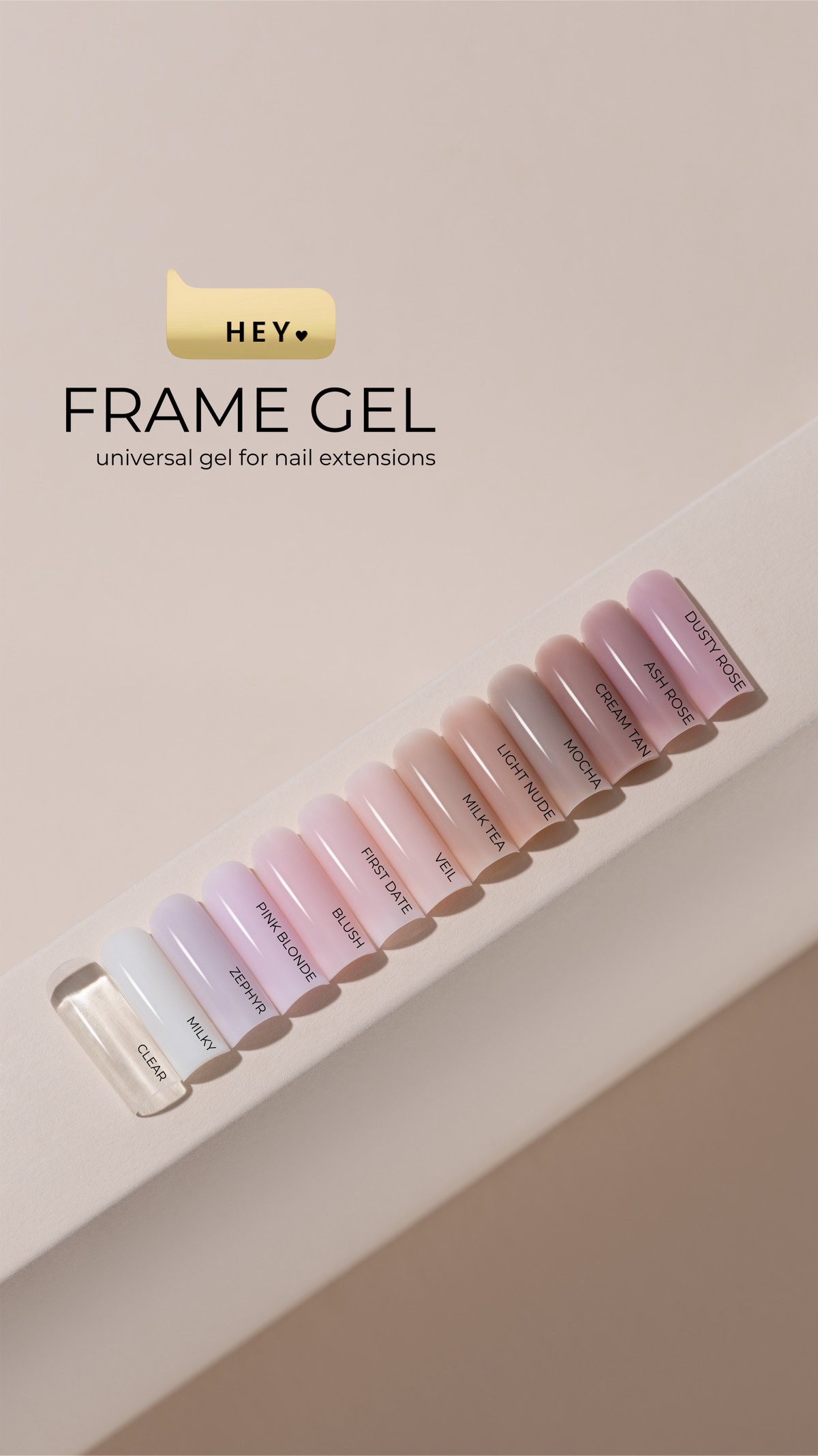 HEYLOVE Frame Builder Gel – Ash Rose
