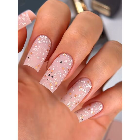 HeyLove Top Coat - Coin Silver & Gold Mat