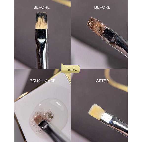 HeyLove Brush Care Solution - Penselpleje, 30 ml