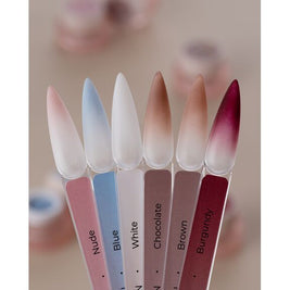 HeyLove Nail cushion set - Ombre gel, Brown