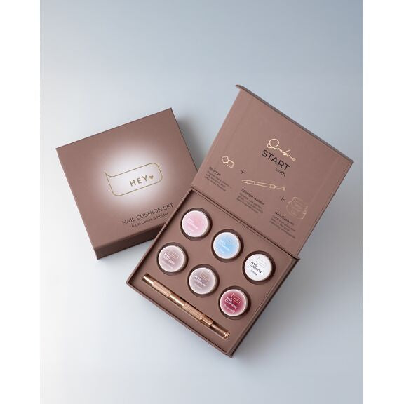 HeyLove Nail cushion set - Ombre gel, Brown