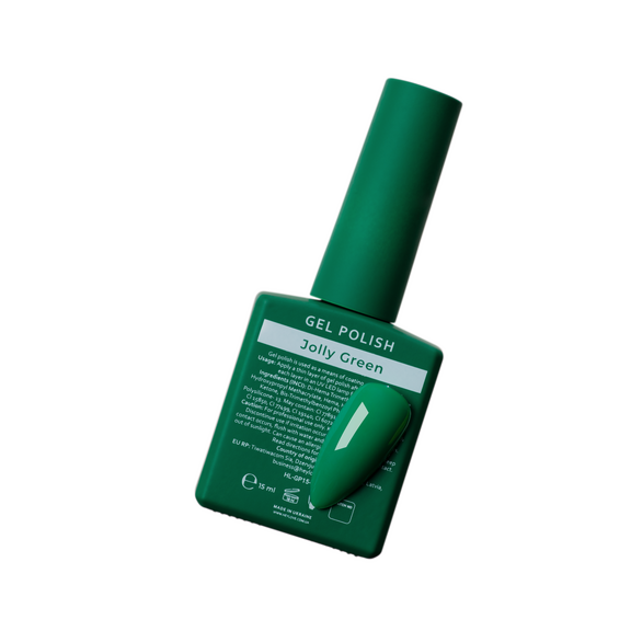 HeyLove Gel Polish - Jolly Green, 15 ml
