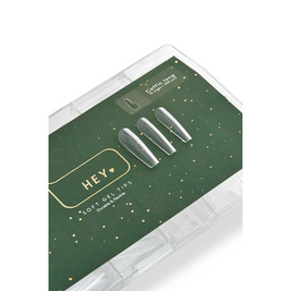 НeyLove Gel Tips - Coffin Long, 500 stk