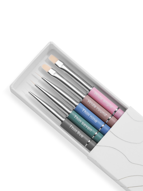 HeyLove Nail Brushes Sæt - 5 stk