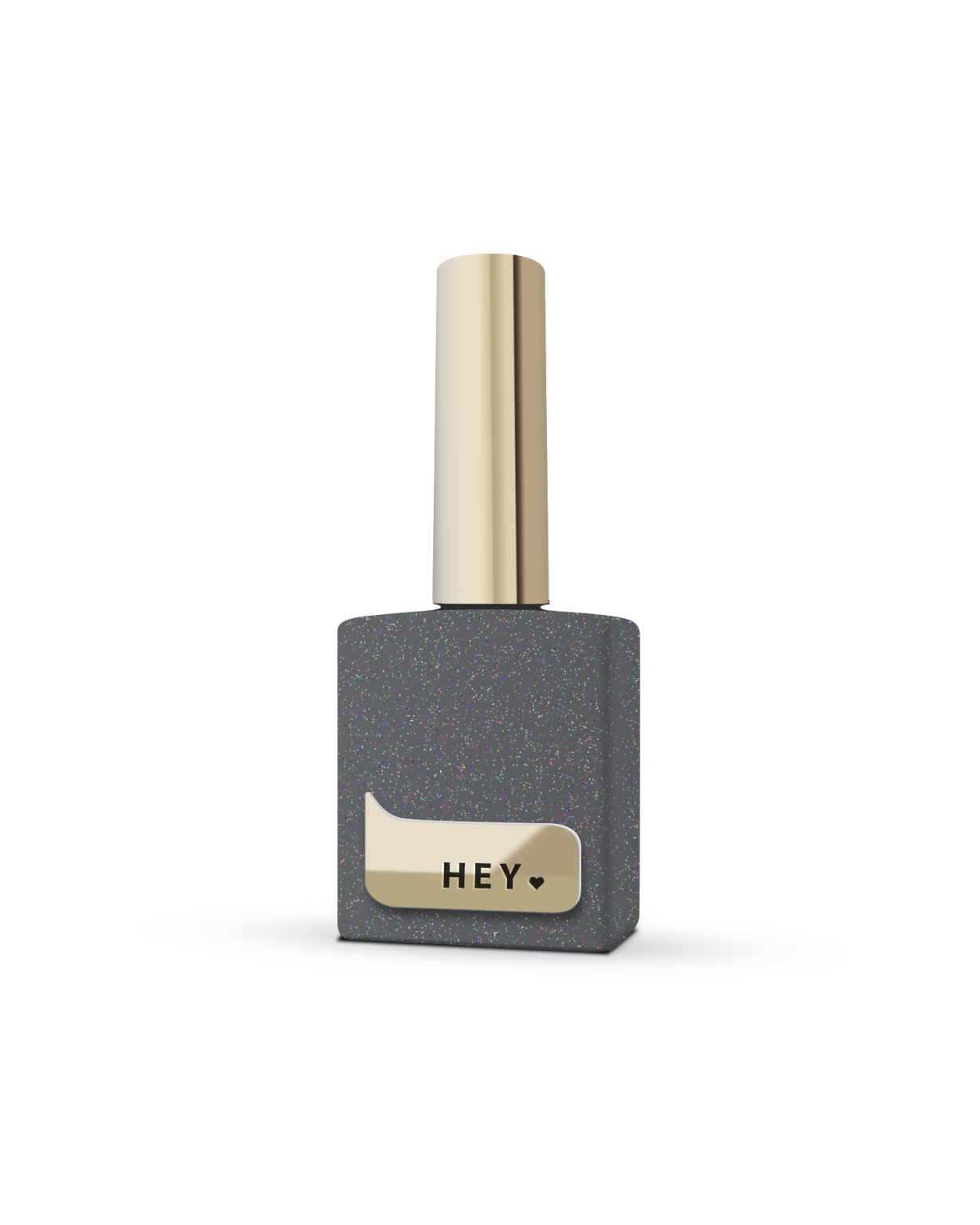 HeyLove Top Coat - Silver Flakes Glossy