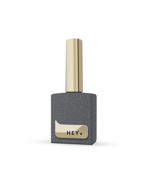 HeyLove Top Coat - Silver Flakes Glossy