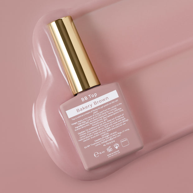 HeyLove BB Top Coat - Bakery Brown, 15 ml