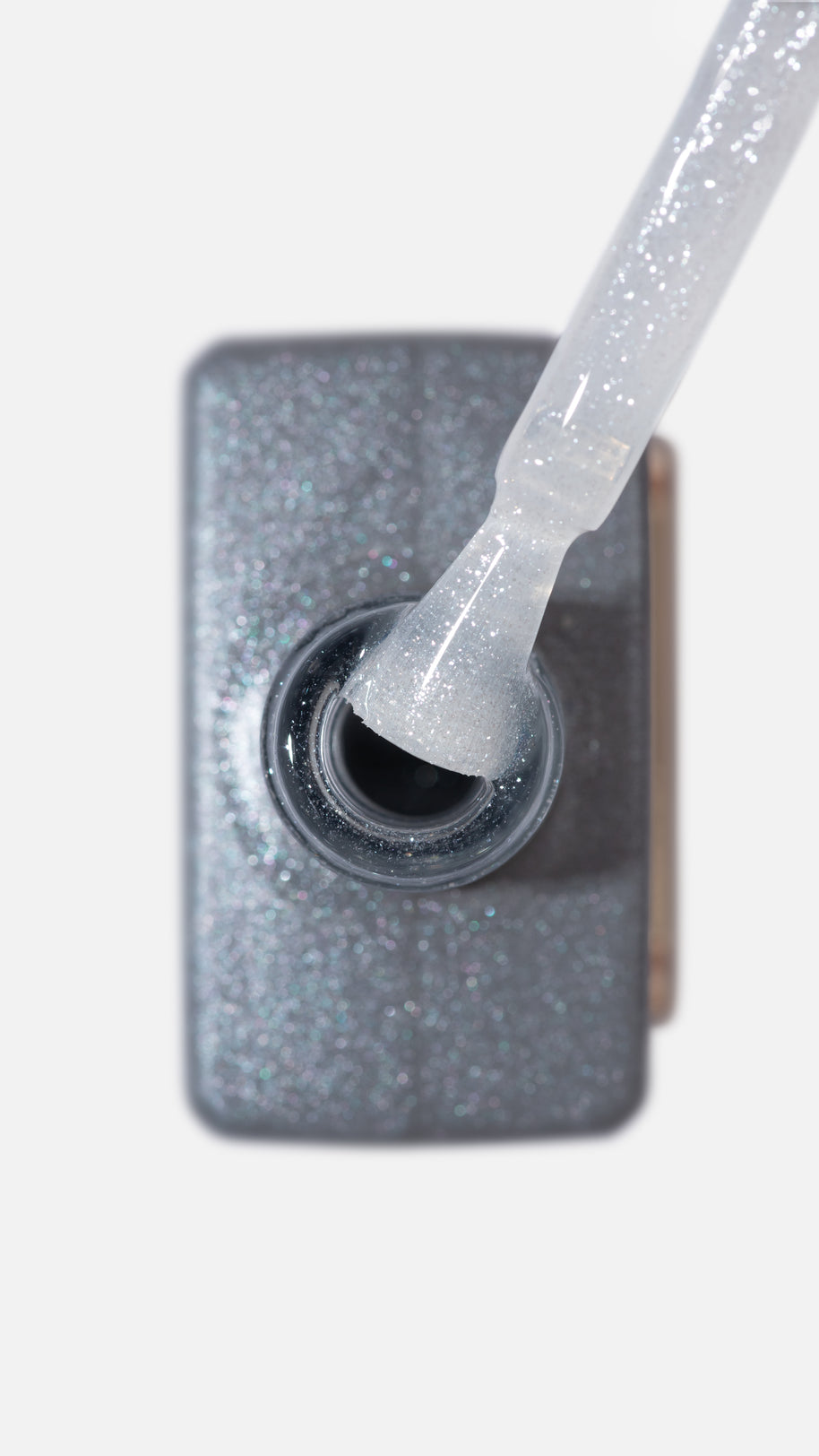 HeyLove Top Coat - Silver shimmer