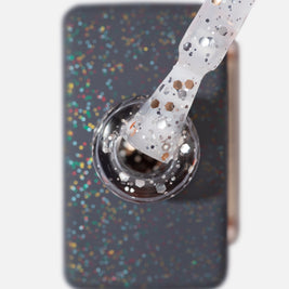 HeyLove Top Coat - Coin Silver & Gold Mat
