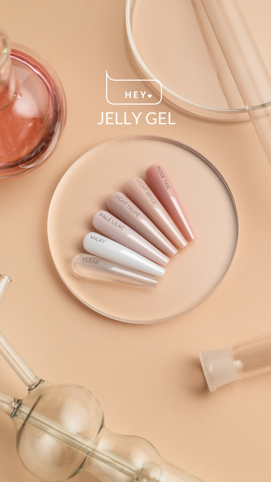 HeyLove Jelly Gel - Clear, Builder Gel