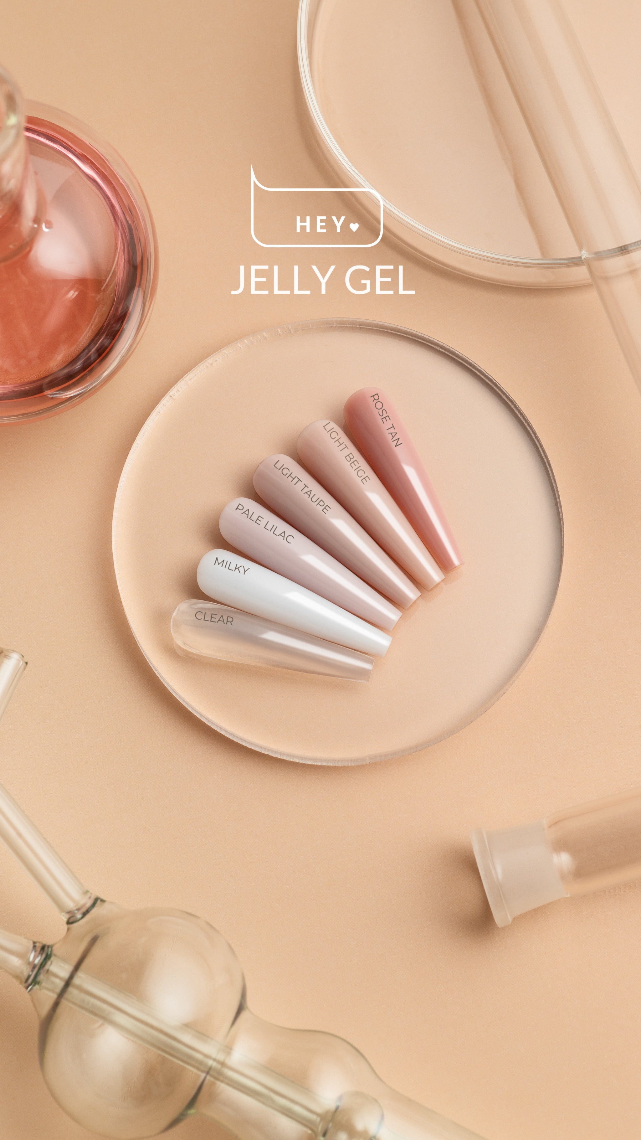 HeyLove Jelly Gel - Clear, Builder Gel