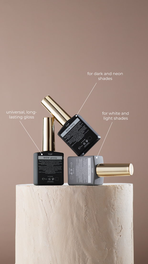 HeyLove Top Coat - Dark story