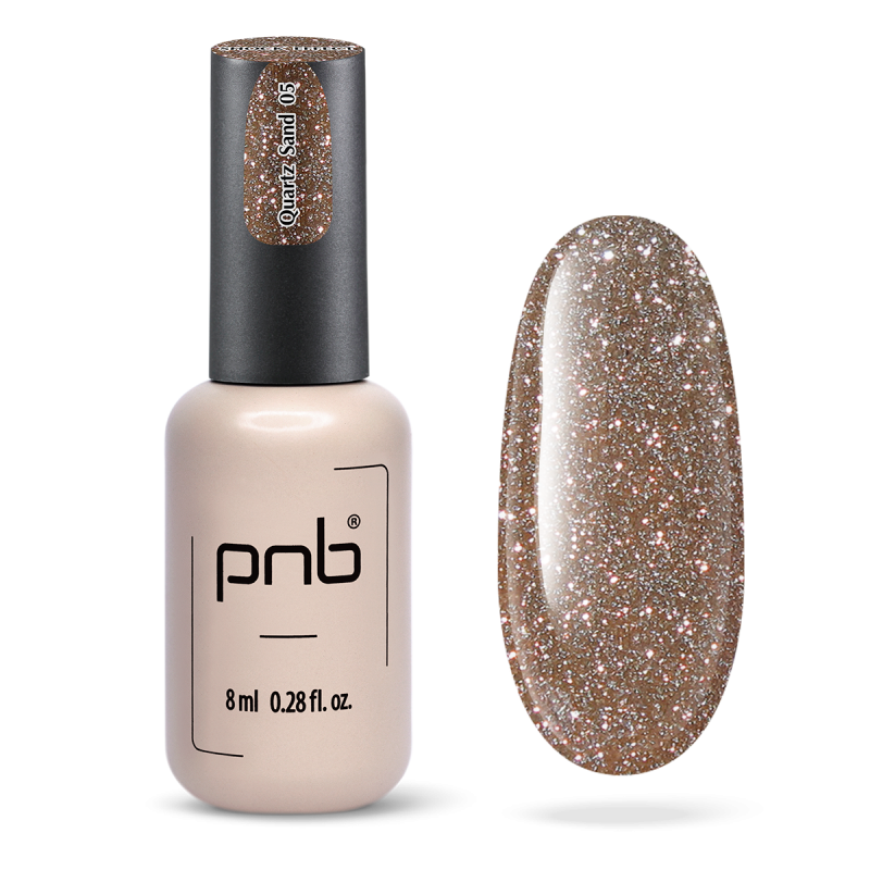 UV/LED Gel Polish SHOCK EFFECT 05 Quartz Sand PNB 8 ml
