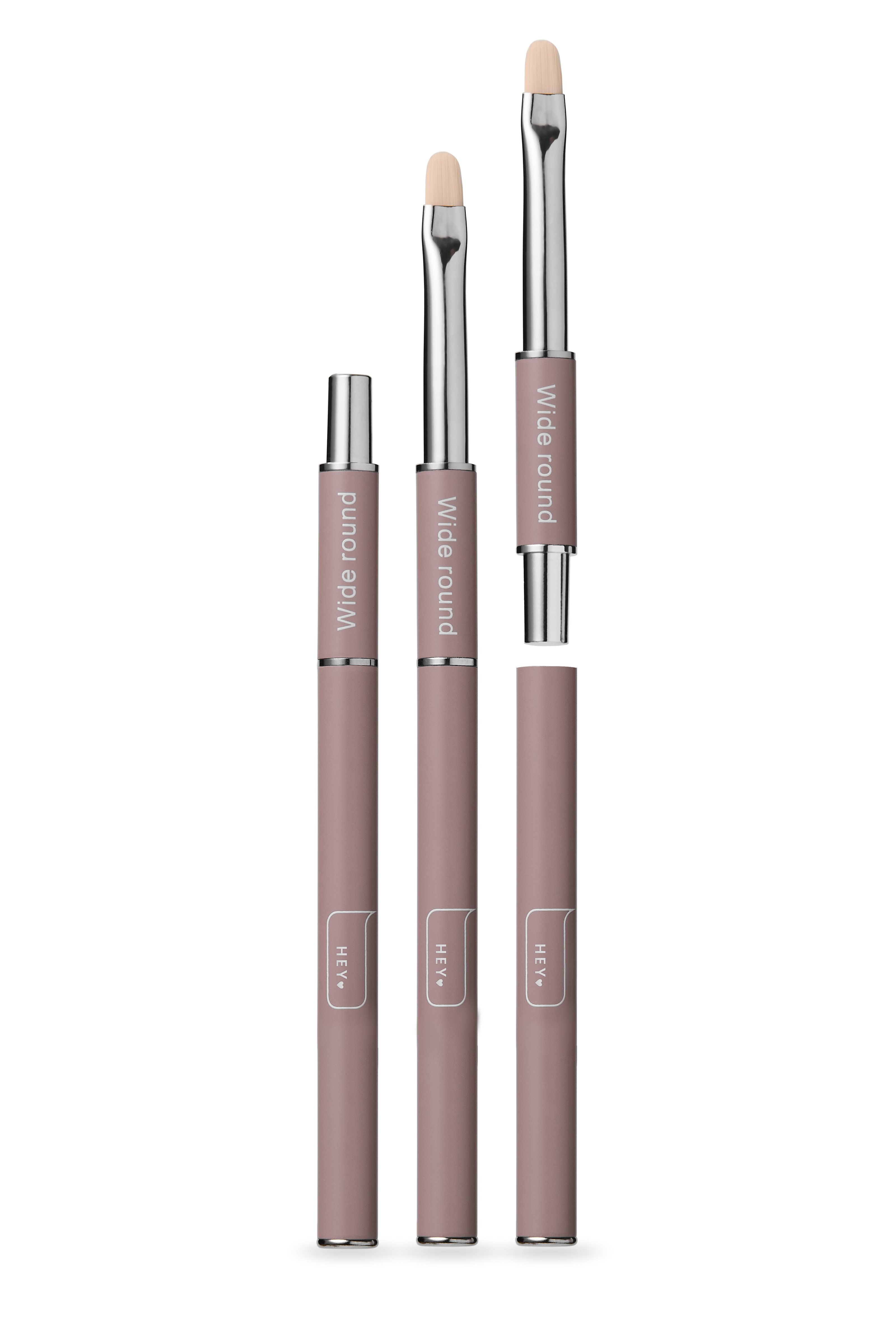HeyLove Brush - Wide Round, Rund Pensel