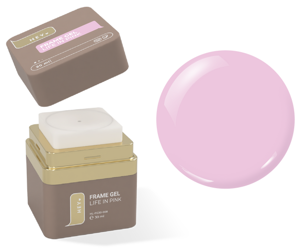 HeyLove Frame Gel - Life in pink, Builder Gel