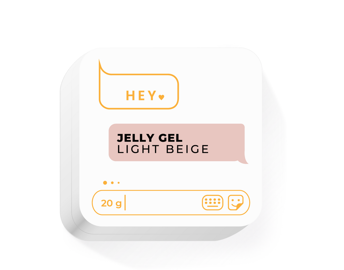 HeyLove Jelly Gel - Light Beige, Builder Gel