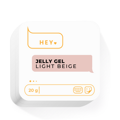 HeyLove Jelly Gel - Light Beige, Builder Gel