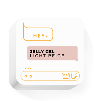 HeyLove Jelly Gel - Light Beige, Builder Gel