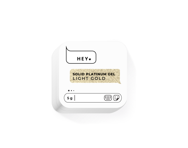 HeyLove Solid Platinum Gel - Light Gold