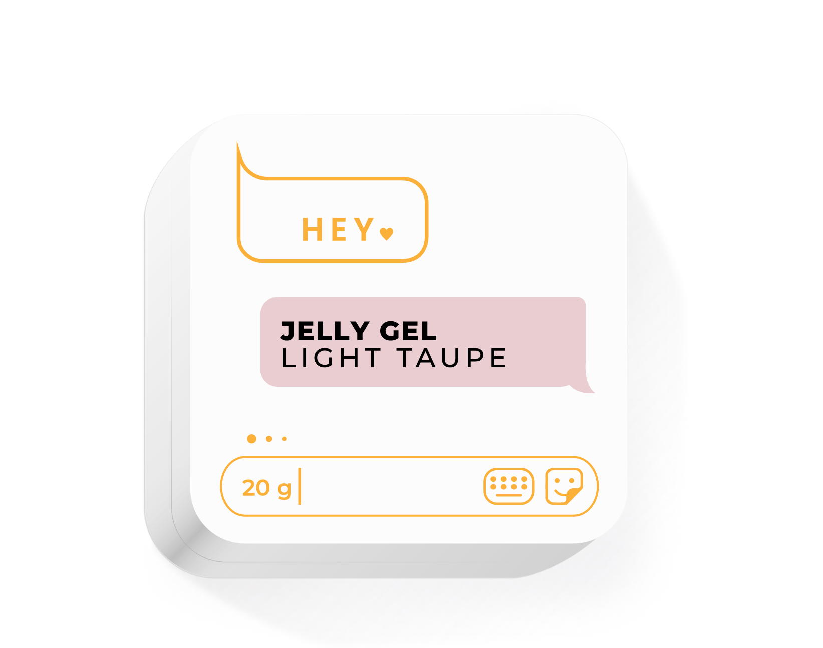HeyLove Jelly Gel - Light Taupe, Builder Gel