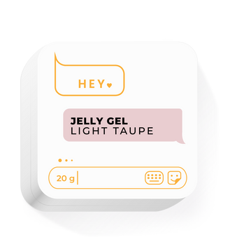 HeyLove Jelly Gel - Light Taupe, Builder Gel