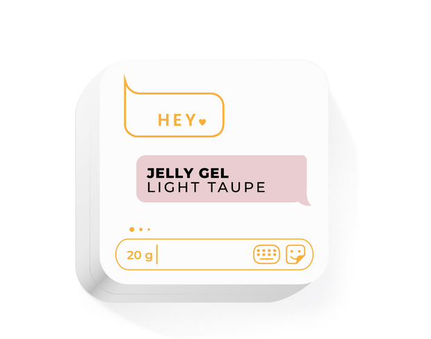 HeyLove Jelly Gel - Light Taupe, Builder Gel