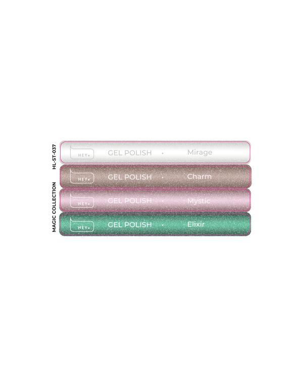 HeyLove Tips Stickers - Magic Collection, Gel Polish